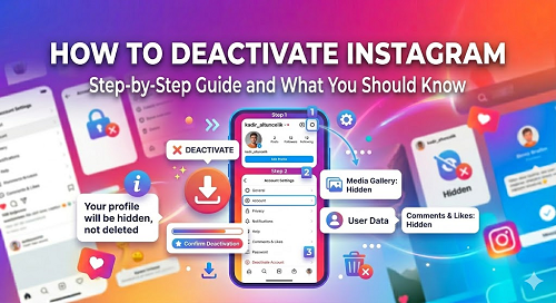 How to deactivate instagram?