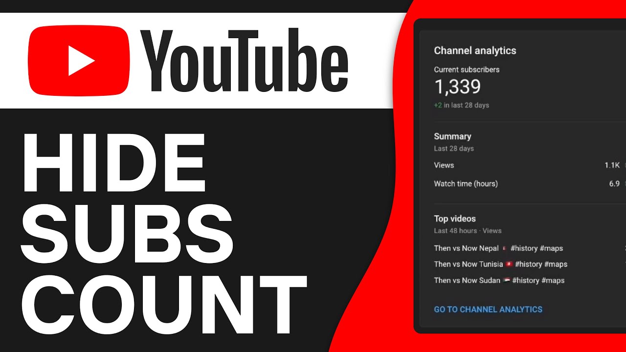 How to Hide Subscriber Count on YouTube in 2026